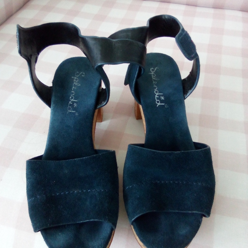 Tory Burch Blue velvet Sandals